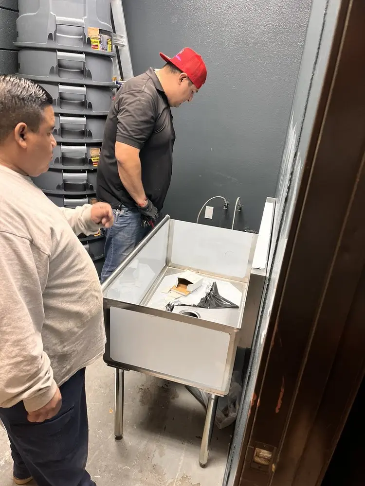 Commercial plumbing and sink installation in Chippewa Falls